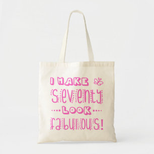 Bolsa Tote Fabuloso 70 Birthday