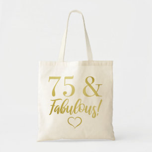 Bolsa Tote Fabuloso 75.º aniversário (Dourado)