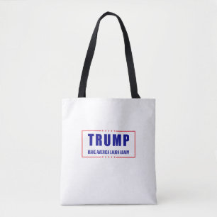 Bolsa Tote Faça a América rir de novo! - Humorous Politi