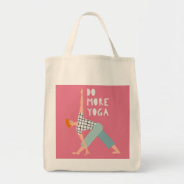 Bolsa Tote Faça mais yoga doce toalha
