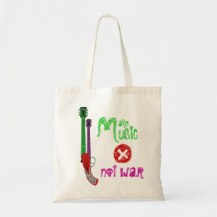 Bolsa Tote Faça Música não Guerra