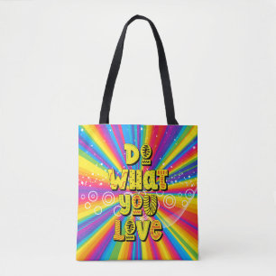 Bolsa Tote Faça o que você ama! Motivação