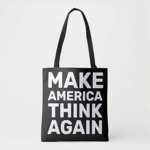 Bolsa Tote Faça os americanos pensarem de novo nas mãos do co