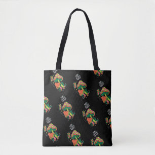 Bolsa Tote Faça os sonhos acontecerem Cogumelos Coloridos B