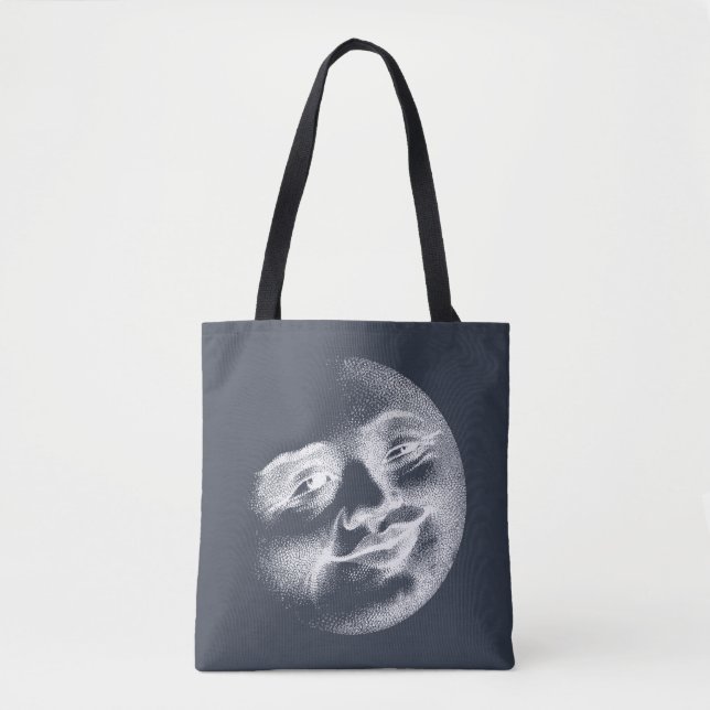Bolsa Tote Face de Lua Antiga (Frente)