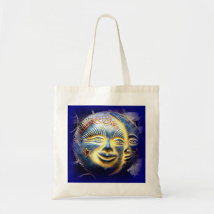 Bolsa Tote face do sol/ face da lua tosco