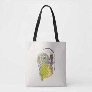 Bolsa Tote Fada Borboleta Fantasia Fofa Vintage com Asas