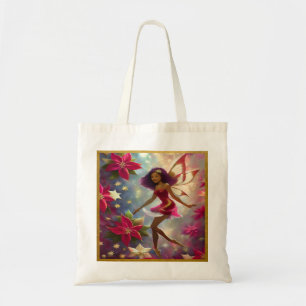 Bolsa Tote Fada de Natal Coleção Plum Tint Cabelo Natural