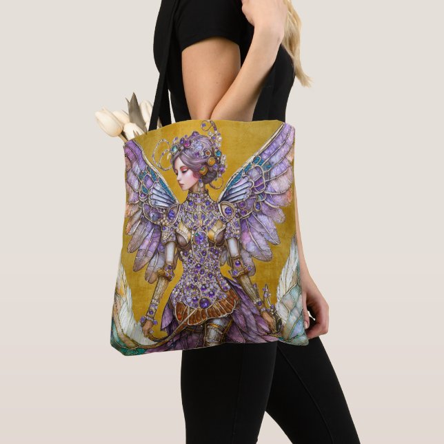 Bolsa Tote Fada do Açúcar Adornada com Joias (Close Up)