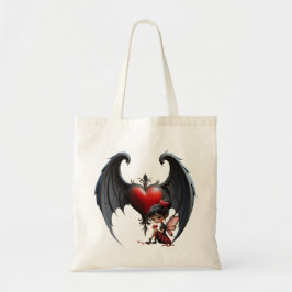 Bolsa Tote Fada do Dia dos Namorados da Lua de Sangue