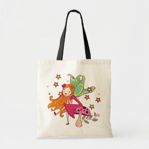 Bolsa Tote Fada do jardim no cogumelo