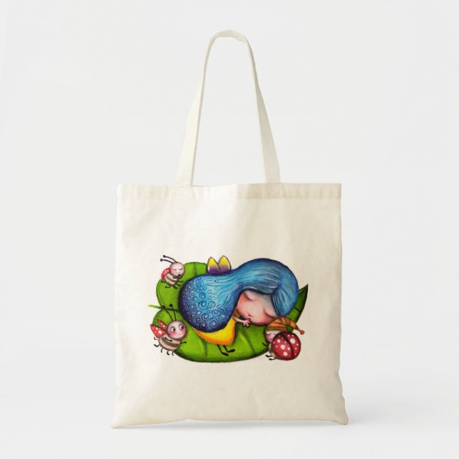 Bolsa Tote Fada e joaninha (Frente)