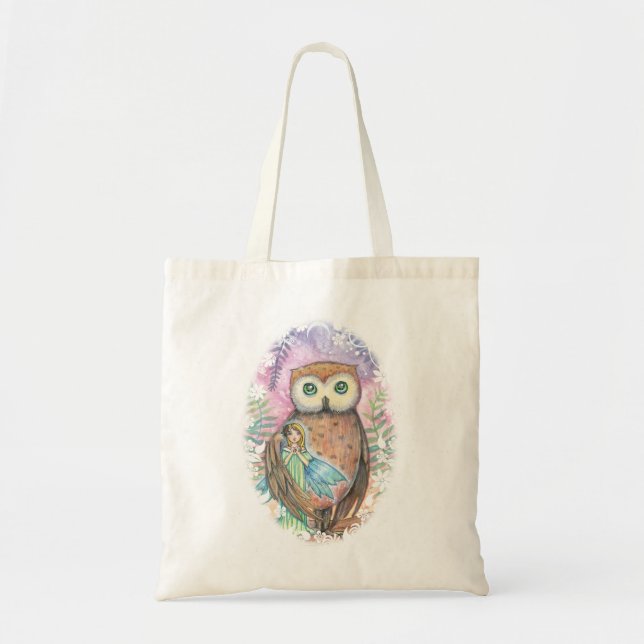 Bolsa Tote Fada e Saco de Coroa (Frente)