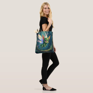 Bolsa Tote Fada Encantada – Sprite da Floresta Mágica 