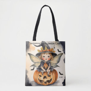 Bolsa Tote Fada Halloween - Doces personalizados