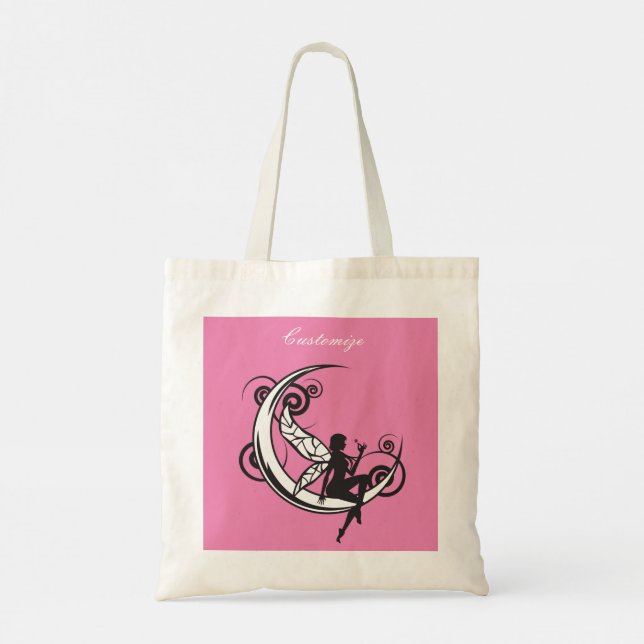 Bolsa Tote Fada-Lua Sentada Thunder_Cove (Verso)