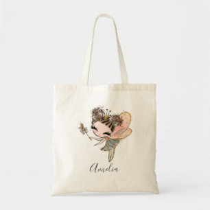 Bolsa Tote Fada Pixie Encantada Magia Nome Comprando