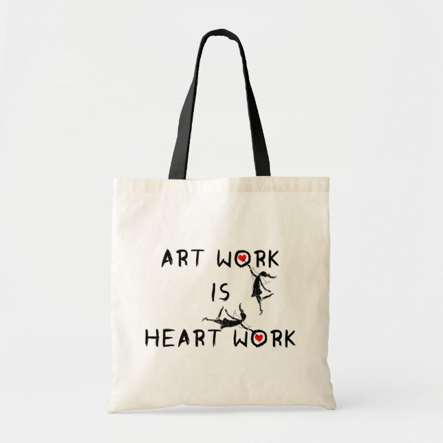Bolsa Tote Fadas da arte: O trabalho de arte é trabalho do (Frente)
