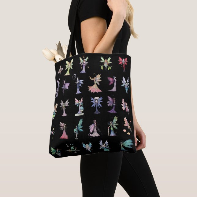 Bolsa Tote Fadas Fantasiosas Diversão Arte Fantasia de Fadas  (Close Up)