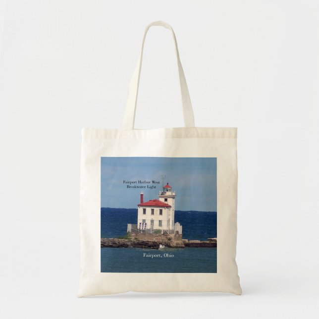 Bolsa Tote Faeroporto Harbour West Breakwater Saco de toques  (Frente)