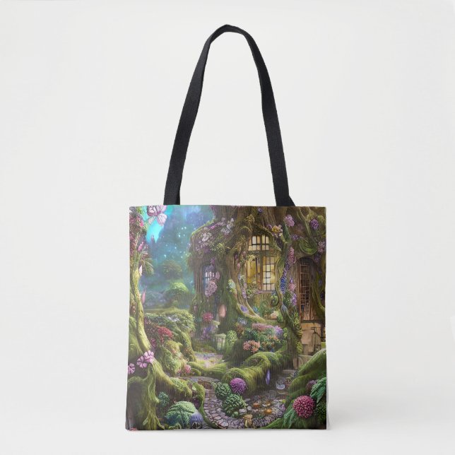 Bolsa Tote Fairyland Forest Graphic (Frente)