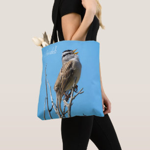 Bolsa Tote Faísca com coroação branca