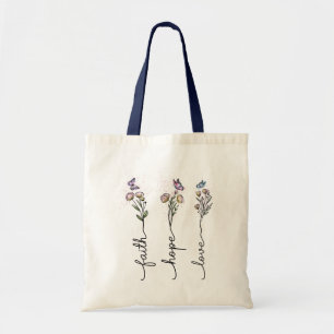 Bolsa Tote Faith hope ama Wildflower Cote