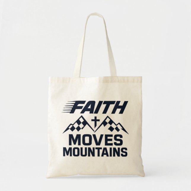 Bolsa Tote Faith Move Mountain (Frente)