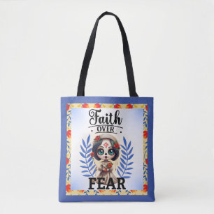 Bolsa Tote Faith Sugar Skull