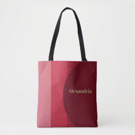 Bolsa Tote Faixa Vermelha Personalizada Retroativa