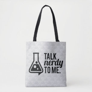 Bolsa Tote Fale com o Nerdy