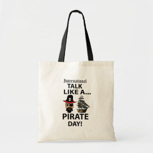 Bolsa Tote Fale Como Um Pirata