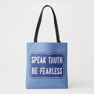 Bolsa Tote Fale Que A Verdade Não Tem Medo