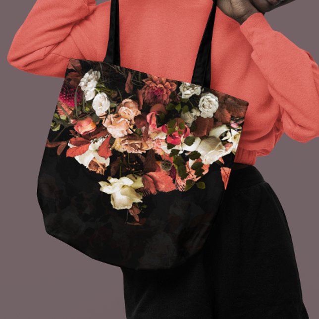 Bolsa Tote Fall Floral Fantasy (Criador carregado)