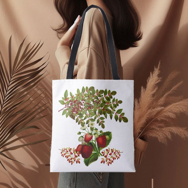 Bolsa Tote Fall Foliage Autumn Deixa Berry Sweet Greenery (Fall Foliage Autumn Leaves Berry Sweet Greenery Tote Bag)