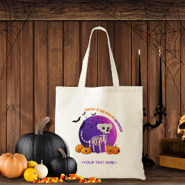 Bolsa Tote Fall Halloween Spooky Trick ou Treat Tote Bag
