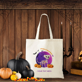 Bolsa Tote Fall Halloween Spooky Trick ou Treat Tote Bag