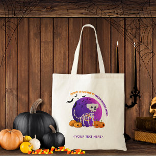 Bolsa Tote Fall Halloween Spooky Trick ou Treat Tote Bag