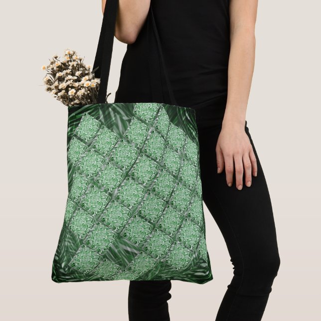 Bolsa Tote Falsas peças cerâmicas, simulações de pasto e de p (Close Up)