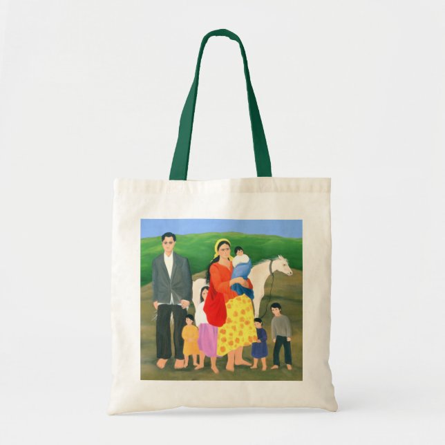 Bolsa Tote Família aciganada 1986 (Frente)