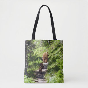 Bolsa Tote Família Brown Bear