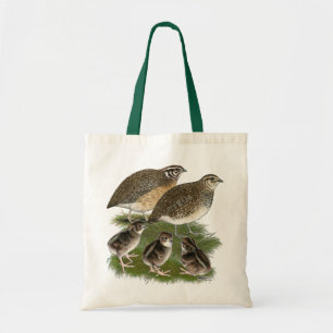 Bolsa Tote Família Coturnix Quail