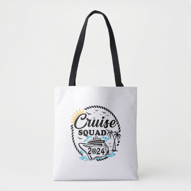 Bolsa Tote Família Cruise Squad 2024 Summer Vacation Matching (Frente)