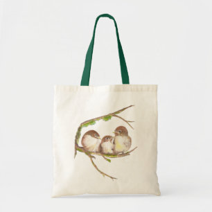 Bolsa Tote Família Cudling Cudling Cudling de Sparrows, Pássa