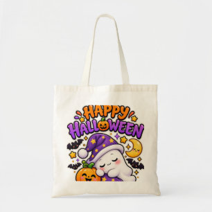 Bolsa Tote Família de Fantasmas de Halloween Fofa