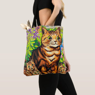 Bolsa Tote Família de Gatos em Jardim, Louis Wain
