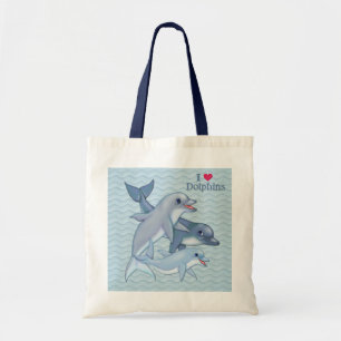 Bolsa Tote Família de golfinhos