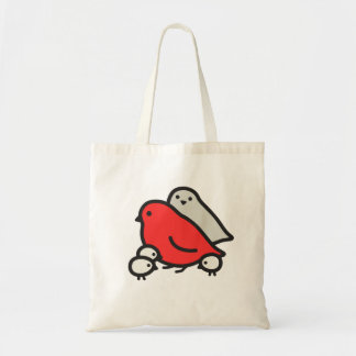 Bolsa Tote Família de pássaro bonito