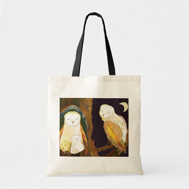 Bolsa Tote Família Woodland Owl (Frente)