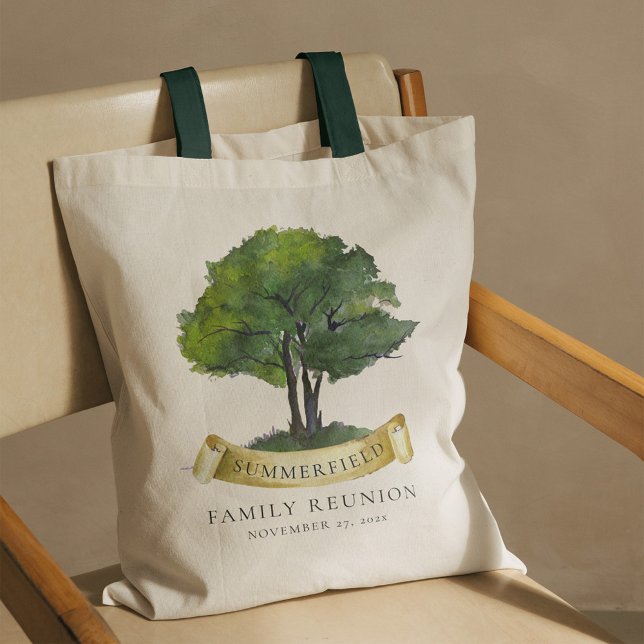 Bolsa Tote Familiar Sindicato Genealogia Primos de Árvores Co (Genealogy Tree Family Reunion Green Handles Tote Bag)